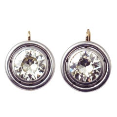 old-cut diamond earrings