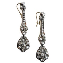 Edwardian diamond earrings