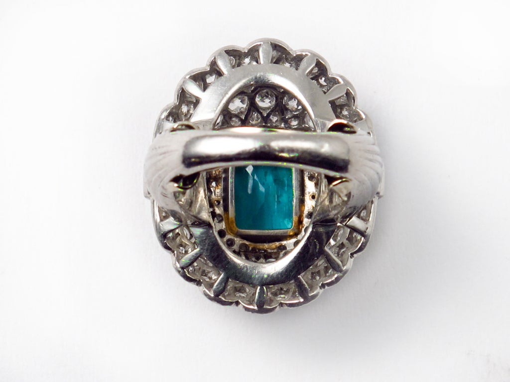 Emerald and diamond ring 1