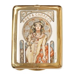 Fascinating Art nouveau box , limited edition by Laura G  Italy
