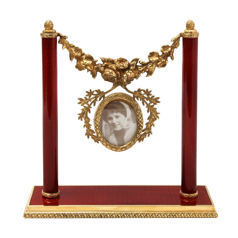 Elegant "Triumph " one of a kind  picture frame For Sale
