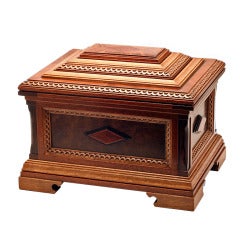 One of a Kind Handcrafted Wood Jewelry Box