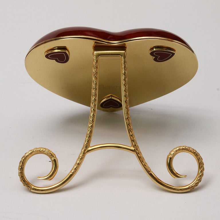 Laura G's Heart Sweet Enameled Picture Frame