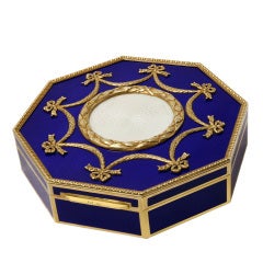 Limited edition enamelled box  by Laura G, Italy