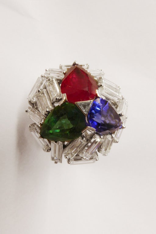 Women's White Gold Mouawad Cocktail Ring