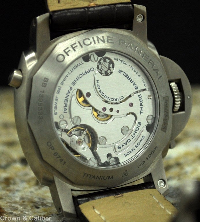 Panerai Titanium PAM 311 Luminor 8 Days Chrono Monopulsante GMT 5