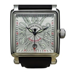 Franck Muller Stainless Steel Conquistador Cortez Wristwatch