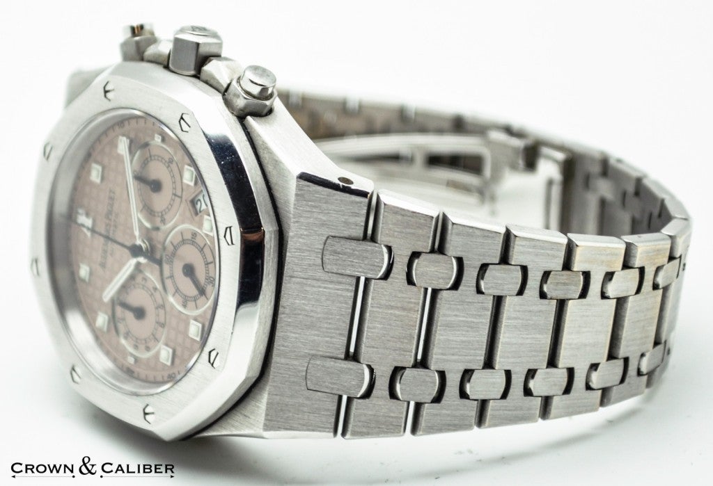 Audemars Piguet: Royal Oak Chronograph-Armbanduhr aus Weißgold 1
