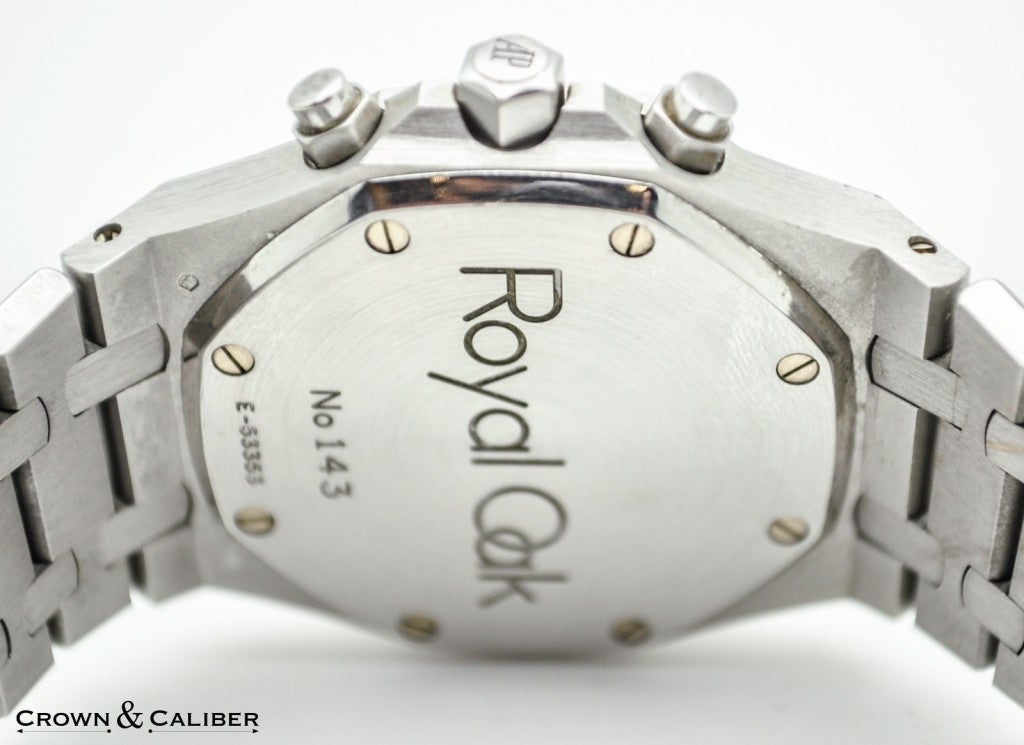 Audemars Piguet: Royal Oak Chronograph-Armbanduhr aus Weißgold 4
