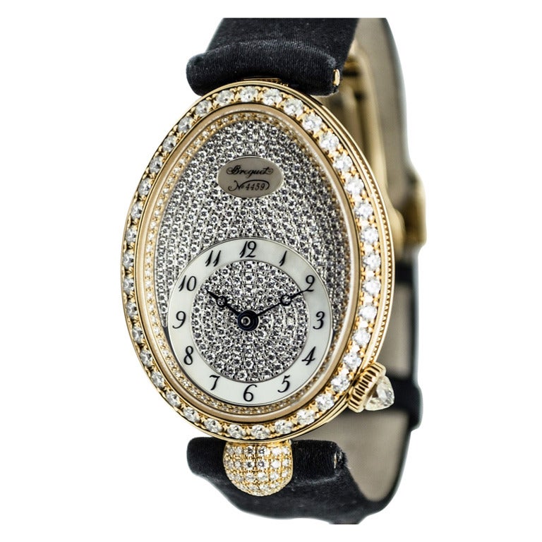 Breguet Lady's Yellow Gold and Diamond Reine de Naples Automatic Wristwatch