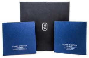 Harry Winston White Gold Ocean Tri-Retrograde Automatic Chronograph Wristwatch 6