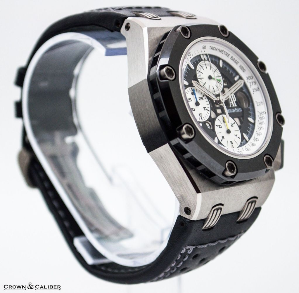 Audemars Piguet Titanium Royal Oak Offshore Rubens Barrichello II Chronograph In Excellent Condition In Atlanta, GA