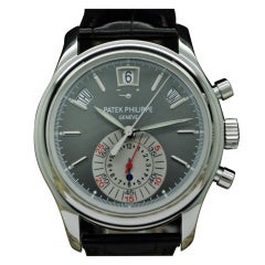 Patek Philippe Platinum Annual Calendar Chronograph Wristwatch