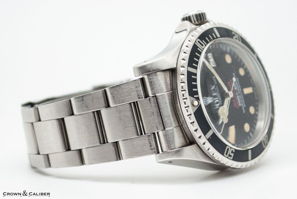 Rolex Stainless Steel Double Red Sea Dweller Mark III Wristwatch Ref 1665 1