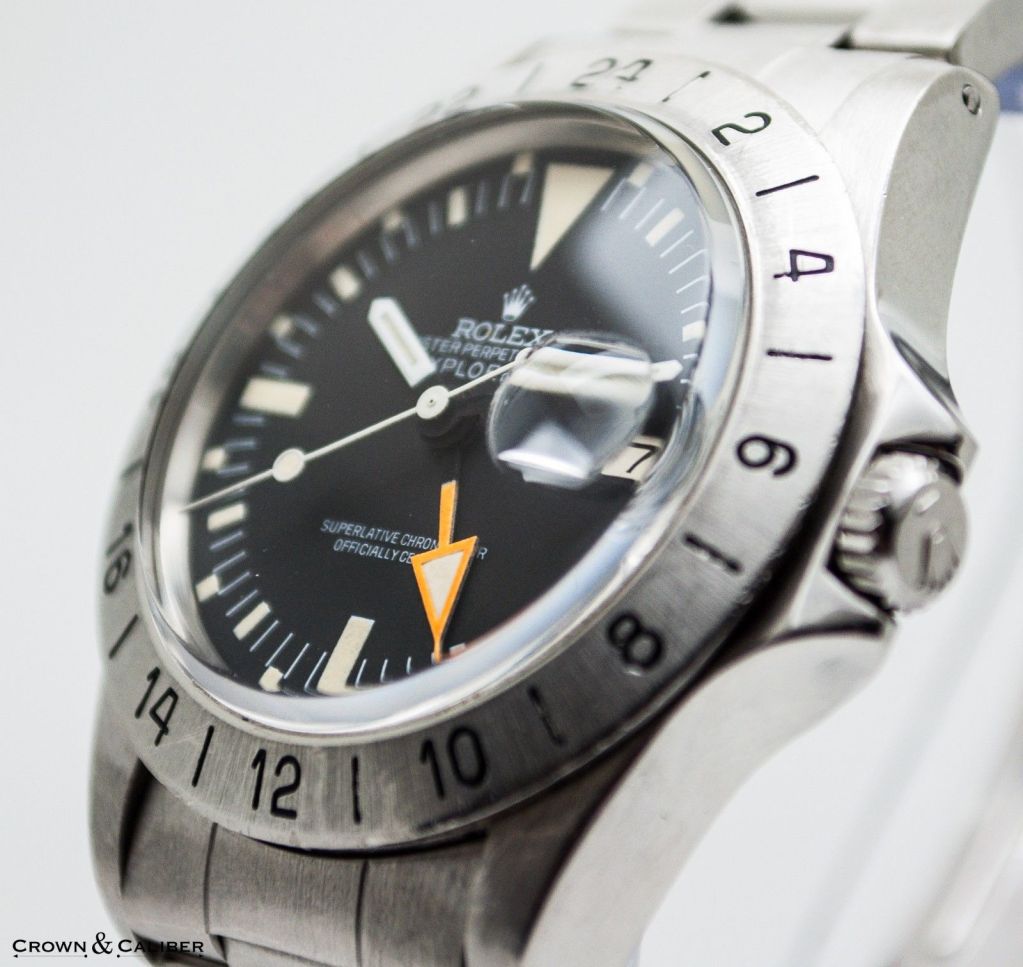 Rolex Stainless Steel Explorer II Steve McQueen Wristwatch Ref 1655 circa 1973