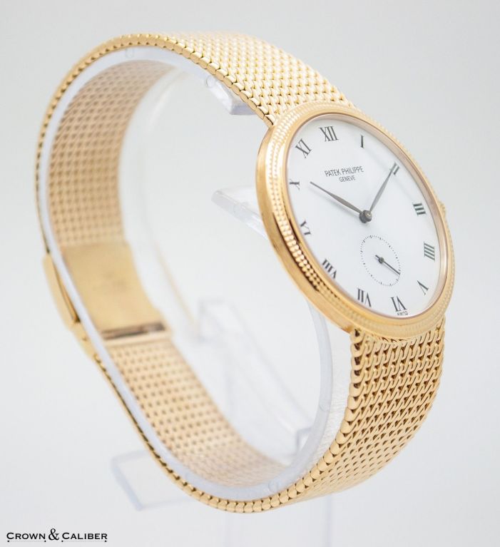 patek philippe calatrava gold bracelet
