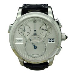 Glashutte Original Platinum PanoDate PanoMaticChrono Wristwatch
