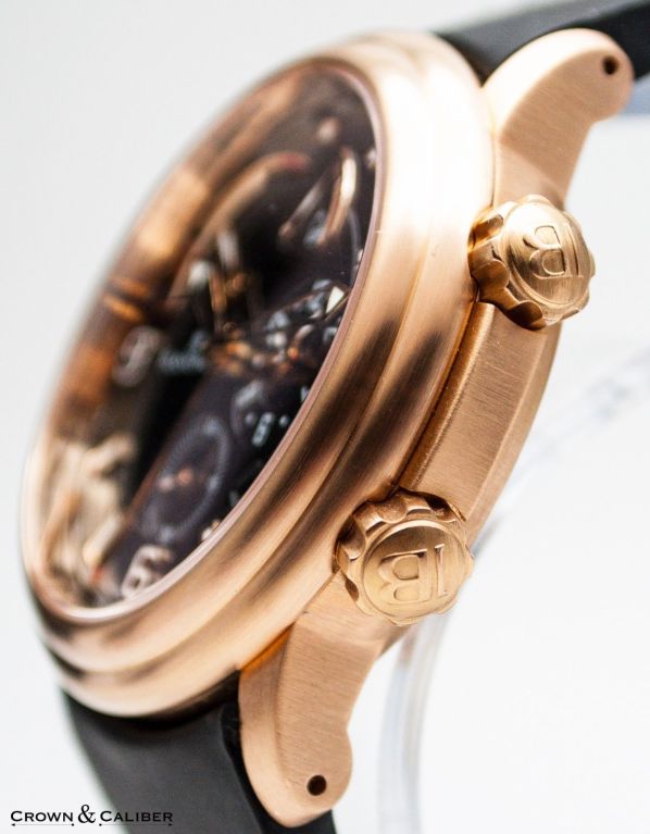 Blancpain Rose Gold Leman Reveil GMT Automatic Wristwatch