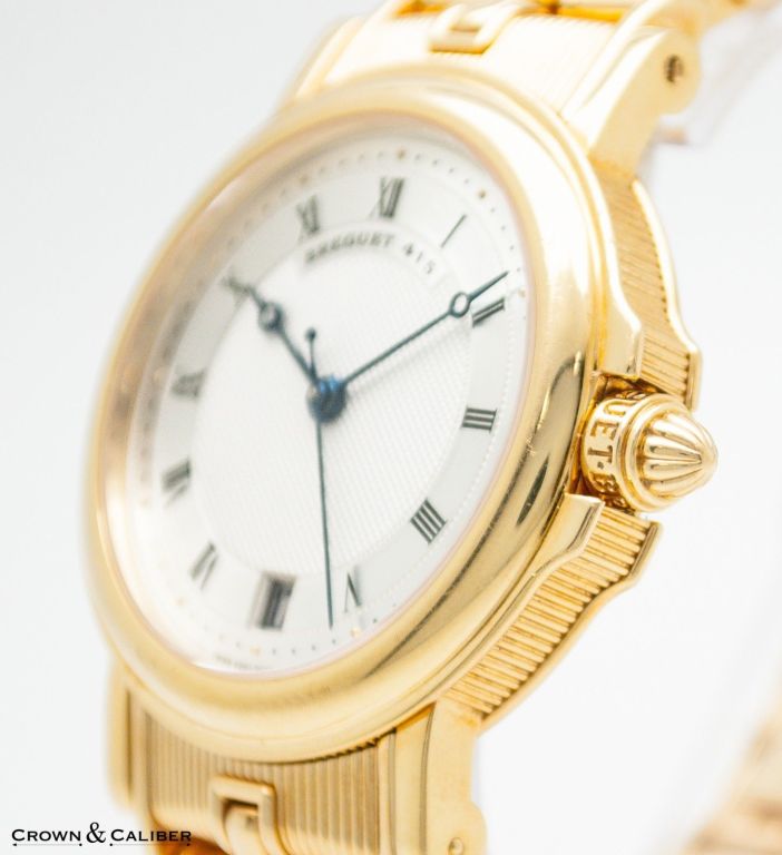 Breguet Yellow Gold Marine Automatic Wristwatch with Bracelet