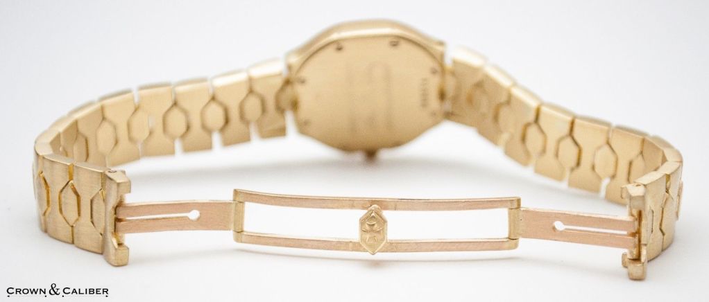Vacheron & Constantin Yellow Gold and Diamond Bracelet Wristwatch 4