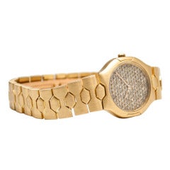 Vintage Vacheron & Constantin Yellow Gold and Diamond Bracelet Wristwatch