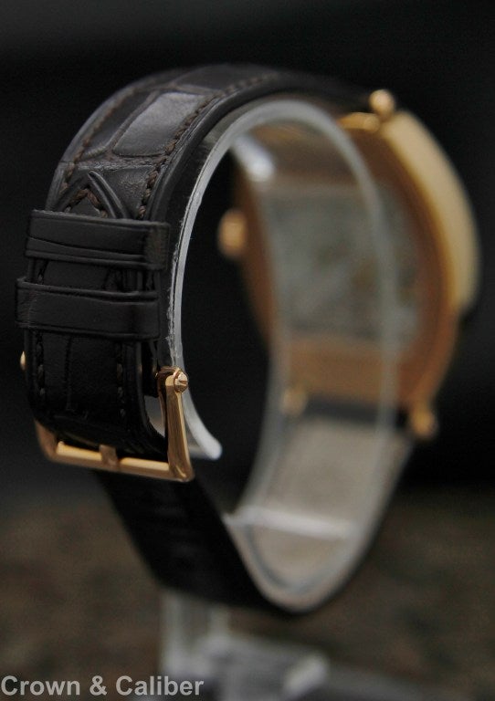 Men's Patek Philippe Rose Gold Gondolo Tonneau Wristwatch Ref 5098R