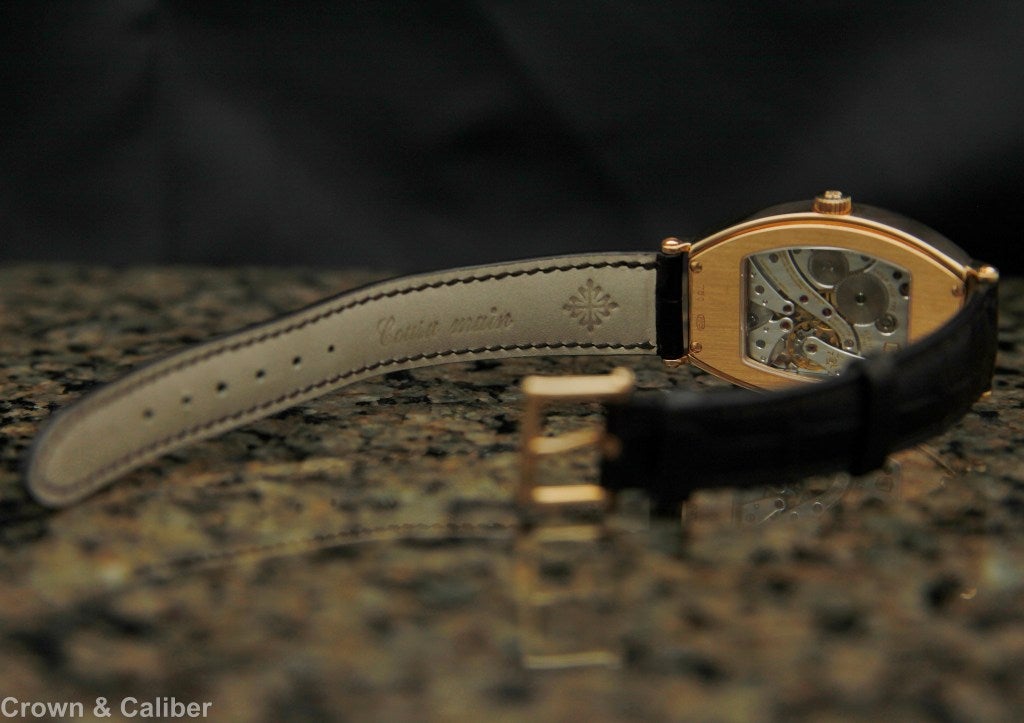 Patek Philippe Rose Gold Gondolo Tonneau Wristwatch Ref 5098R 2