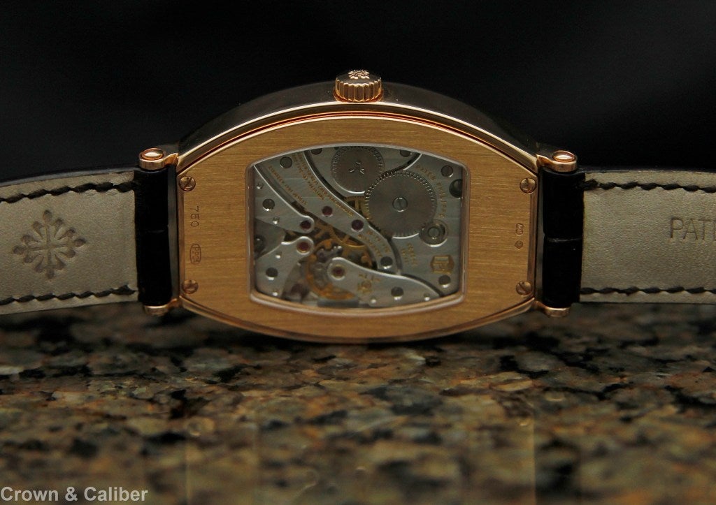 Patek Philippe Rose Gold Gondolo Tonneau Wristwatch Ref 5098R 3