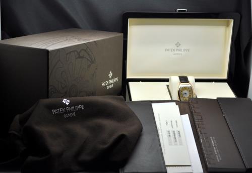Patek Philippe Rose Gold Gondolo Tonneau Wristwatch Ref 5098R 4