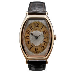 Patek Philippe Rose Gold Gondolo Tonneau Wristwatch Ref 5098R