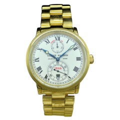 Ulysse Nardin Yellow Gold Marine Chronometer 1846 Wristwatch