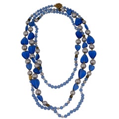 Retro Miriam Haskell Long Necklace