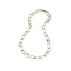 Miriam Haskell Pearl and Crystal Lucite Necklace 11