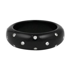 Pave Bakelite Bangle 12