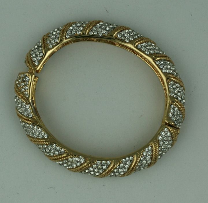Women's Pave Ciner Bangle For Sale