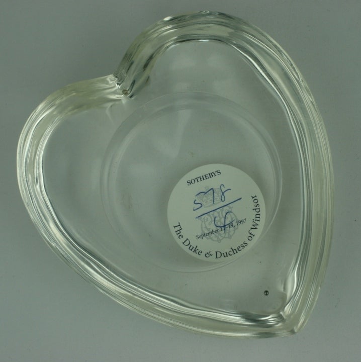 Heart Shaped Trinket Box, Property of the Duke and Duchess of Windsor 1