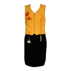 Vestido de cóctel Salvavidas Moschino
