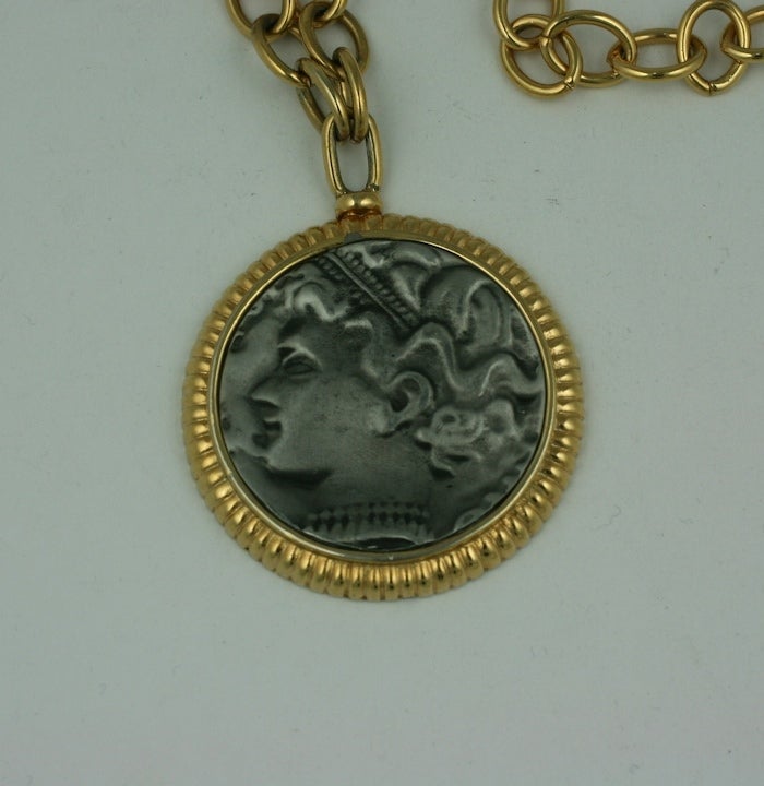 Women's KJL Ancient Coin Pendant