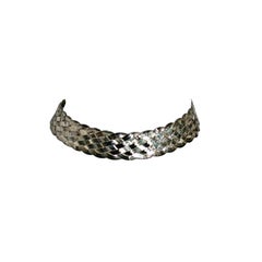 Dior Woven Sterling Choker