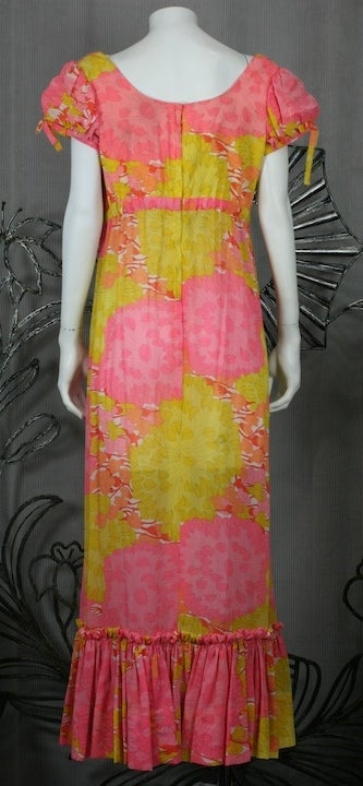 Lilly Pulitzer Georgette-Kleid mit Blumenmuster Damen im Angebot