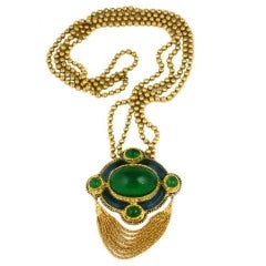 Christian Dior Poured Glass Pendant 7