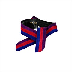 Jaeger Color Block Suede Belt