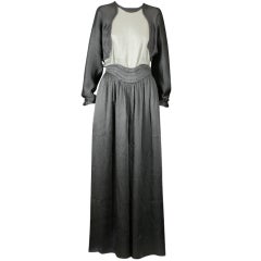 Geoffrey Beene Hammered Satin Evening Pajamas 2
