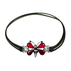 Schreiner Jeweled Butterfly Belt 10