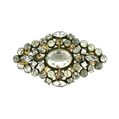 Broche de cristal checo, años 20
