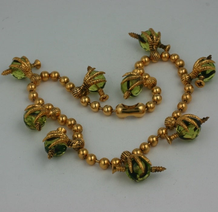 Neo Victorian Claw Collar, MWLC In Excellent Condition For Sale In New York, NY