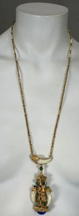 1970's Tusk Pendant 2