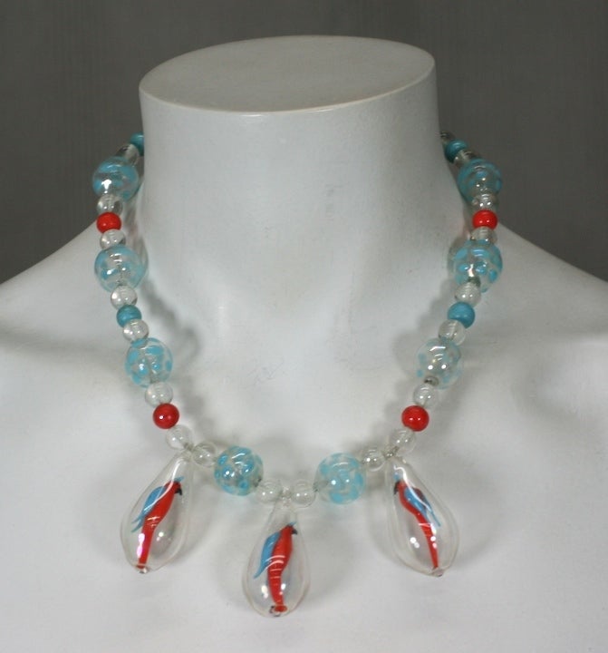 bubble glass necklace