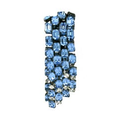 French Aquamarine Cascade Clip, Jacques Griffe, 1955 4