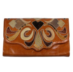 Sharif Vari-Skin Pieced Clutch 4